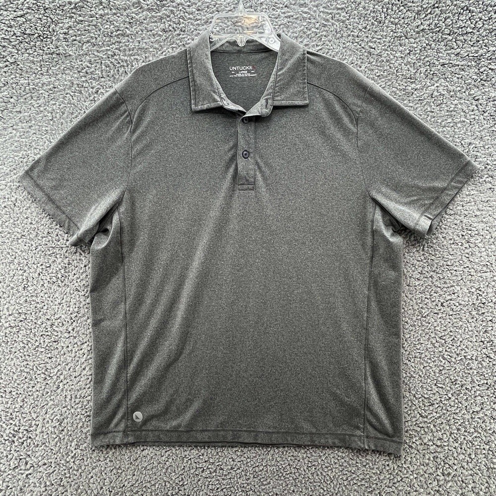 UNTUCKit Gray Polo Shirt